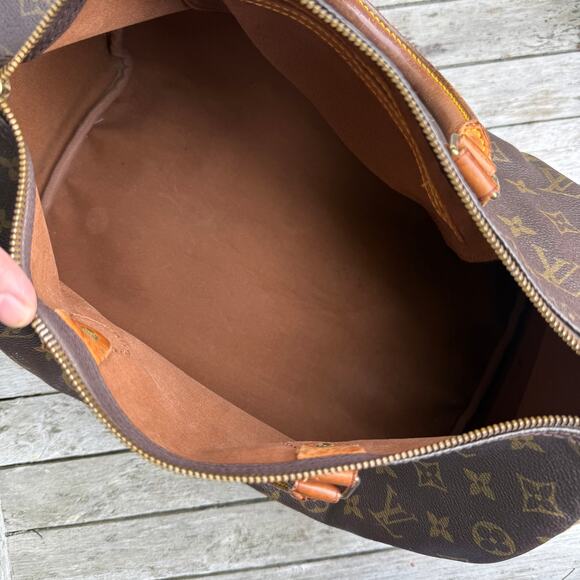 w/ Lock & Key Louis Vuitton Monogram Speedy 35 Bag Vintage Preowned Duffel - Picture 5 of 13